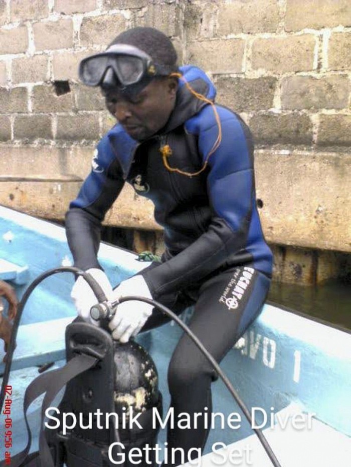 Diver At Work