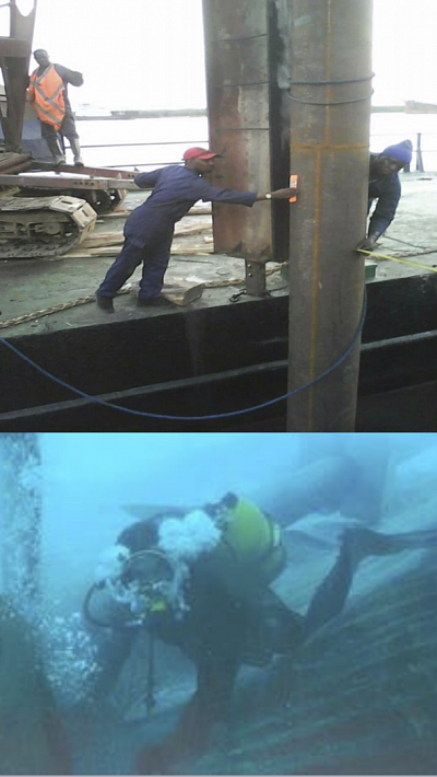 Diver At WORK